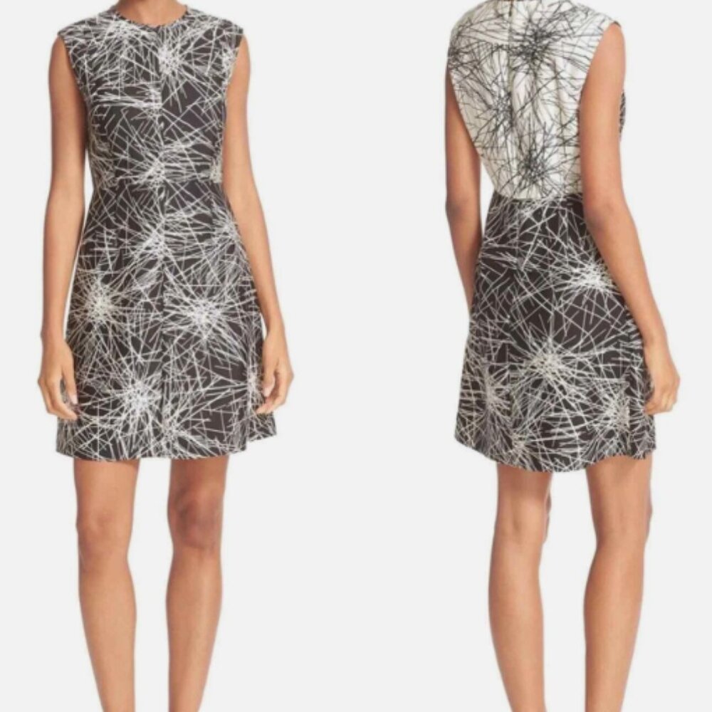 Diane Von Furstenberg DVF ‘Madyson’ Silk Print Mini Cocktail Dress